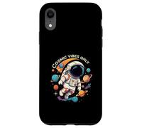 Cosmic Vibes Only Astronaut Space Planets Design Carcasa para iPhone XR