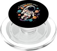 Cosmic Vibes Only Astronaut Space Planets Design PopSockets PopGrip para MagSafe