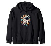 Cosmic Vibes Only Astronaut Space Planets Design Sudadera con Capucha