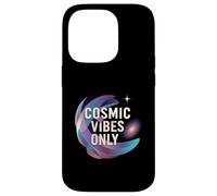 Cosmic Vibes Only Galaxy Space Universe Aesthetic Carcasa para iPhone 14 Pro