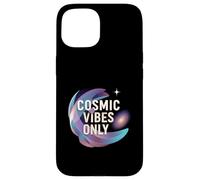 Cosmic Vibes Only Galaxy Space Universe Aesthetic Carcasa para iPhone 15
