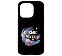 Cosmic Vibes Only Galaxy Space Universe Aesthetic Carcasa para iPhone 15 Pro