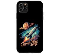 Cosmic Vibes Only Retro Space Rocket Planet Galaxy Aesthetic Carcasa para iPhone 11 Pro MAX