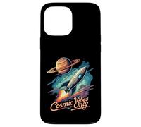 Cosmic Vibes Only Retro Space Rocket Planet Galaxy Aesthetic Carcasa para iPhone 13 Pro MAX