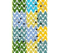 Cosmic Waves: Starry Color Burst Notebook: Vibrant 120-Page Ruled Journal for Dreamers & Creators | 6"x9" | Nysha Books