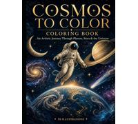 COSMIC WORLDS ASTRONOMY COLORING BOOK: Artistic Space Illustrations of Planets, Stars, Galaxies, Moons, Comets & Astronauts for Adults and Teens (Extraterrestrial Universe: Planets, Aliens & Cosmos)