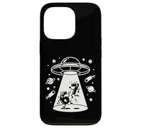 Cósmico OVNI Cartoon Numbers 6 7 Six Seven Retro Sci-Fi Fun Carcasa para iPhone 13 Pro