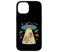Cósmico OVNI Cartoon Numbers 6 7 Six Seven Retro Sci-Fi Fun Carcasa para iPhone 14