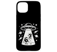 Cósmico OVNI Cartoon Numbers 6 7 Six Seven Retro Sci-Fi Fun Carcasa para iPhone 15 Plus