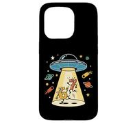 Cósmico OVNI Cartoon Numbers 6 7 Six Seven Retro Sci-Fi Fun Carcasa para iPhone 15 Pro
