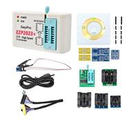 Cosmin EZP2023+ Juego Completo de Programador SPI Flash de Alta Velocidad+12 Adaptadores Compatible con 24/25/93/95 EEPROM Bios 25T80 GrabacióN Sin ConexióN Copia