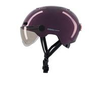 Cosmo Connected Cosmo Fusion Casco de Bicicleta, Unisex Adulto, Morado Brillante, Talla única