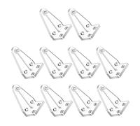 COSMOBETTY 10 Piezas Gancho Localizador de Persianas, Soporte para Persianas, Transparente, Pom, de Sujeción, Versátil, Minimalista, para Oficina y Restaurante