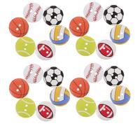 COSMOBETTY 100 Piezas Botones de Madera para Ropa y Manualidades, Forma Deportiva y Diseño Redondo, Funcionales y Decorativos para Proyectos Creativos