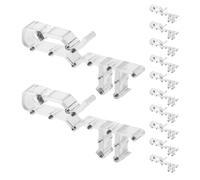 COSMOBETTY 12piezas Clips de Cenefa Transparentes para Persianas Horizontales Fáciles de Instalar Accesorios para Sustitución de Persianas para Proyectos DIY del Hogar