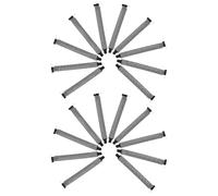 COSMOBETTY 30 Unidades Tapa Metálica Ventilada Negra para Ranura Pcie de | Filtro Antipolvo, Instalación sin Herramientas, Flujo de Aire Estable, Compatibilidad Versátil para Cajas de PC