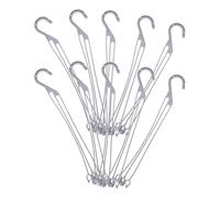 COSMOBETTY 50 Ganchos de Plástico Prácticos y Duraderos para Colgar Plantas en Hogares y Estantes Instalación Fácil para Jardín y Macetas