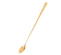 COSMOBETTY Cuchara Mezcladora de Acero Inoxidable Mango Largo, Resistente y Elegante para Remover Café, Miel y Condimentos en Cocina y Bebidas