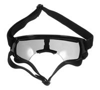 COSMOBETTY Gafas de Sol para Perros, Protector Ocular para Perros, Protección Solar, Ganchos para Orejas Ajustables, Eva, Negro, para Exteriores y Conducción