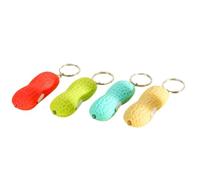 COSMOBETTY Llavero de Maní Creativo de Plástico Linterna, Paquete de 10 Piezas, Adecuado para Fiesta o Llaves de Coche, Diseño Original y Funcional Color Aleatorio