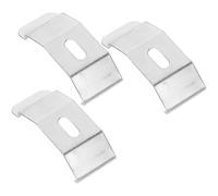 COSMOBETTY Soporte de Rejilla para Cortinas Verticales 3 Piezas Metal Clips de Fijación para Persianas Paneles de Ventana