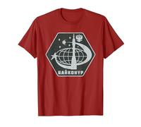 Cosmódromo de Baikonur Sputnik URSS Gagarin Rusia Camiseta, Hombre, Arándano, L