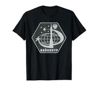 Cosmódromo de Baikonur Sputnik URSS Gagarin Rusia Camiseta, Hombre, Negro, L