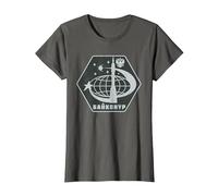 Cosmódromo de Baikonur Sputnik URSS Gagarin Rusia Camiseta, Mujer, Asfalto, L