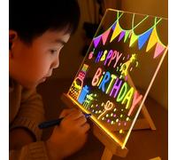 Cosmody LumiBoard LED Drawing Board for Kids - Cosmody Light Up Drawing Board, Large Reusable Acrylic Tablet with Adjustable Holder for Stimulate Children's Creativity (L)