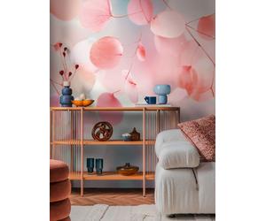 Cosmoliving - Motivtapete Con Abstrakten Blättermotiven En Suave Tonos Pastel