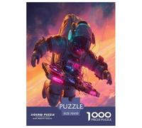 Cosmonautas espaciales Puzle Juguete EduGatoivo Decoración del Hogar 1000 Piezas Astronautas Rompecabezas Imposible Juego De Habilidad para Adultos 70x50cm/1000pcs