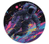 Cosmonautas espaciales Puzzle Desafíos Divertidos Decoración del Hogar 1000 Piezas Juguetes Desafiantes Astronautas Puzle Juego De Habilidad para Adultos 1000pcs (67.5x67.5cm)