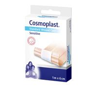 Cosmoplast 540763 - Enlucidos para heridas sensibles, 1 m x 6 cm, paquete de 10 unidades