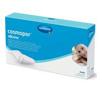 COSMOPOR SILICONE Apósito estéril – Alta tolerancia, suave y transpirable – 10x10 cm Pack 5/20