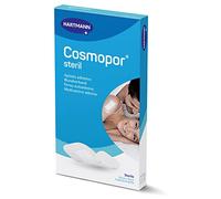 Cosmopor Steril: para el cuidado de lesiones y heridas. También para heridas quirúrgicas. Suave y con gran adherencia, adecuado para pieles sensibles; 20x10cm; 5 unidades
