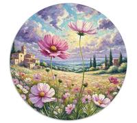 Cosmos Adultos para Niños Rompecabezas De 1000 Piezas Redondo Circular Puzzle Niños para Decoración del Hogar Imposible Infantil 3D Cartón 1000pcs (67.5x67.5cm)