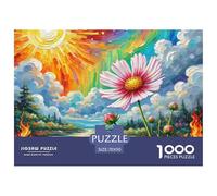 Cosmos Bipinnato Puzzle 1000 Piezas Pasatiempo Creativo Clásicos Regalos Obra De Arte Rompecabezas Desafiante Noches De Juegos para Adultos Y Niños 70x50cm/1000pcs