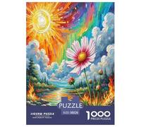 Cosmos Bipinnato Puzzle Imposible,desafío para Adultos Entretenimiento Creativo 1000 Piezas Obra De Arte De Juego De para Adultos, Regalos A Partir De 14 Años 38x26cm/1000pcs