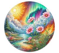 Cosmos Bipinnato Puzzles Imposible,desafío para Adultos Entretenimiento Creativo 1000 Piezas Obra De Arte De Juego De para Adultos Y Niños 1000pcs (67.5x67.5cm)