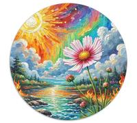 Cosmos Bipinnato Rompecabezas Imposible,desafío for Adults Entretenimiento Creativo 1000 Piezas Obra De Arte De Juego De para Adultos Y Niños Mayores De 12 Años 1000pcs (67.5x67.5cm)