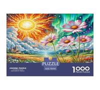 Cosmos Bipinnato Rompecabezas Imposible,desafío para Adultos Entretenimiento Creativo 1000 Piezas Obra De Arte De Juego De para Adultos Y Niños Mayores De 12 Años 70x50cm/1000pcs
