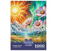 Cosmos Bipinnato1000 Piece Jigsaw Puzzle for Adults and Kids Educational Games florFun and Challenging for Home Decoration Great Gift Idea38x26cm/1000pcs