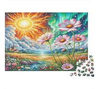 Cosmos bipinnatus Puzzle De 1000, Regalos, Juguete Educativo, Decoración del Hogar, Rompecabezas para Adultos, A Partir De 14 Años 1000pcs (75x50cm)