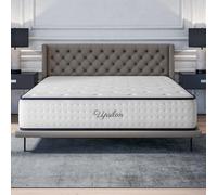 COSMOS - Colchón 135x190 cm - Upsilon - Altura 32 cm - Espuma HR y Blue Latex - Confort Firme - 7 Zonas - Reversible - Hipoalergénico - Duradero - Independencia de lechos - Transpirable