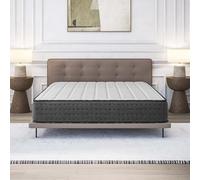 COSMOS - Colchón Viscoelástico 135 x 190 cm - Altura 21 cm - Equinox - Espuma HR y Blue Latex - Semifirme - Transpirable - Hipoalergénico - Ergonómico - Cara Invierno Verano - 7 Zonas Confort