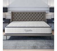 COSMOS - Colchón Viscoelástico 90x190 cm - Altura 24 cm - Upsilon - Espuma HR y Blue Latex - Semifirme, Transpirable, Hipoalergénico, Ergonómico - Cara Invierno Verano, 7 Zonas Confort