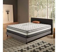COSMOS - Colchón Viscoelástico Solar 135x190 cm - Altura 30 cm - Espuma Fleximax HQ & Blue Látex - Excelente Confort, Calidad, Óptima Transpiración, Alivio de la presión - Tejido Antistress