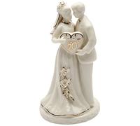 Cosmos de Regalos 30715 de cerámica 50 Aniversario Figura Decorativa de Pareja, 4 - 3/4-inch