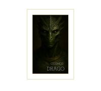 COSMOS DRAGO: Graph Paper Notebook -Cosmic Alien Journal for Sci-Fi Creatives. Space Adventure, Featuring Drago, Classic Reptilian Species. Drago Portrait Notebook.Explore the Universe with Drago.