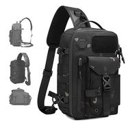 Cosmos Explorer Sling Bag, Anti Theft Tactical, Scratchproof and Waterproof, Dustproof, with Belt Buckle Shoulder Bag (Camouflage)